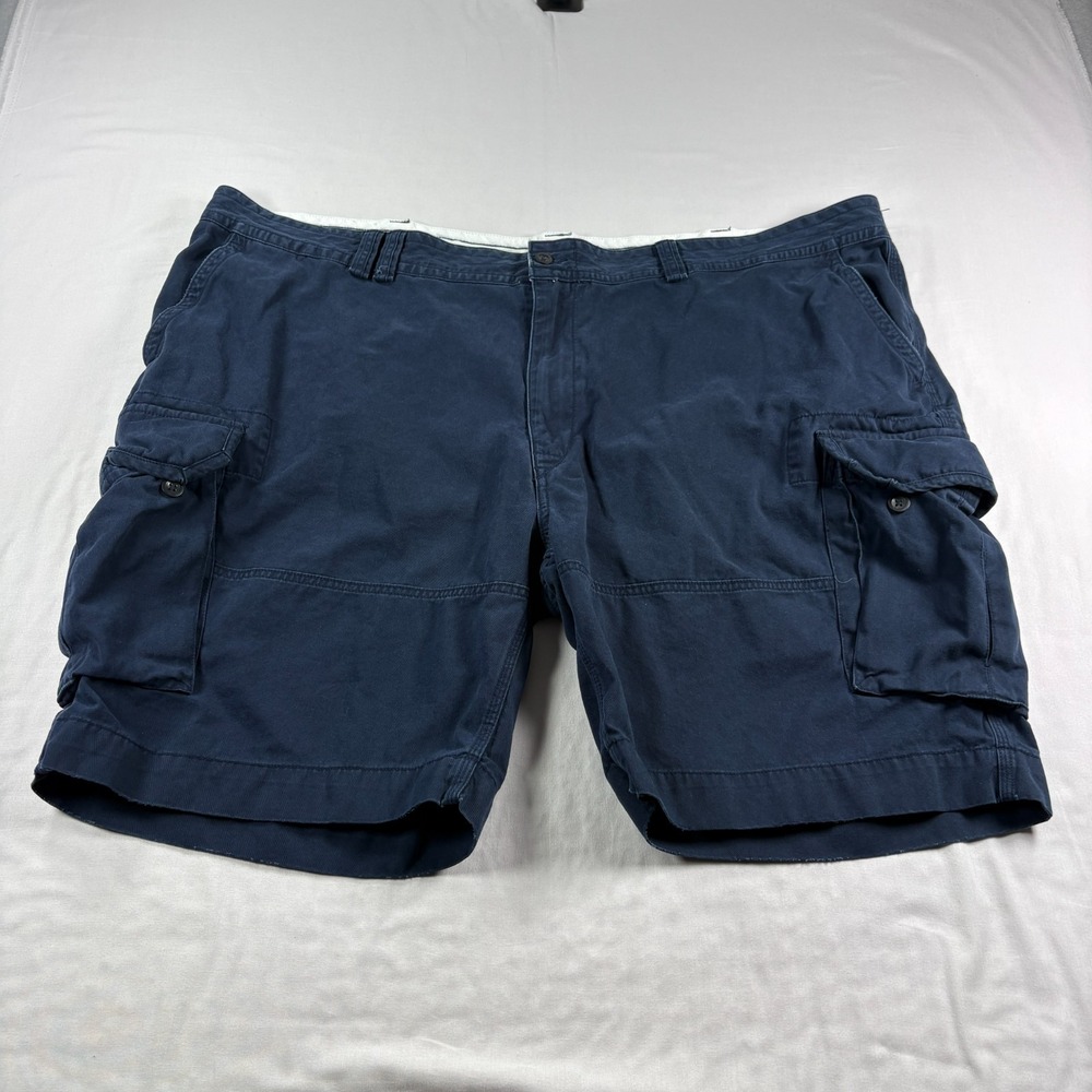 Polo Ralph Lauren Cargo Shorts Mens 54 Big & Tall Blue Classic Chino Pockets
